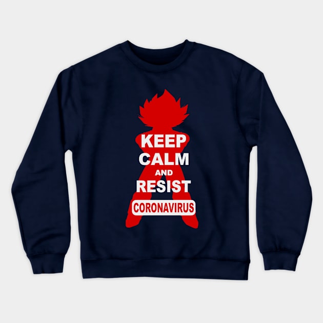 Resist coronavirus Crewneck Sweatshirt by MSB